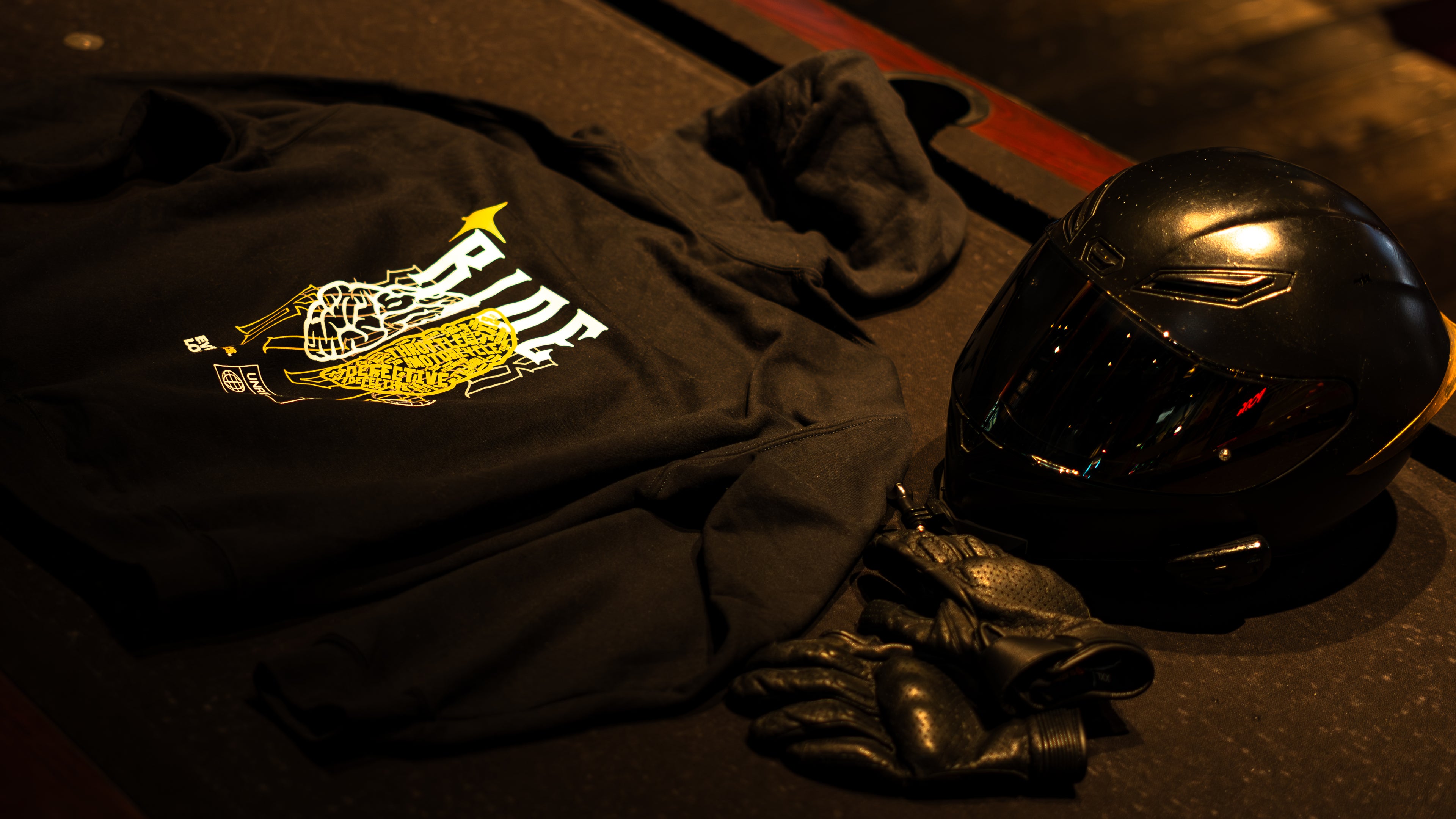 Black Hoodie - Ride your own ride