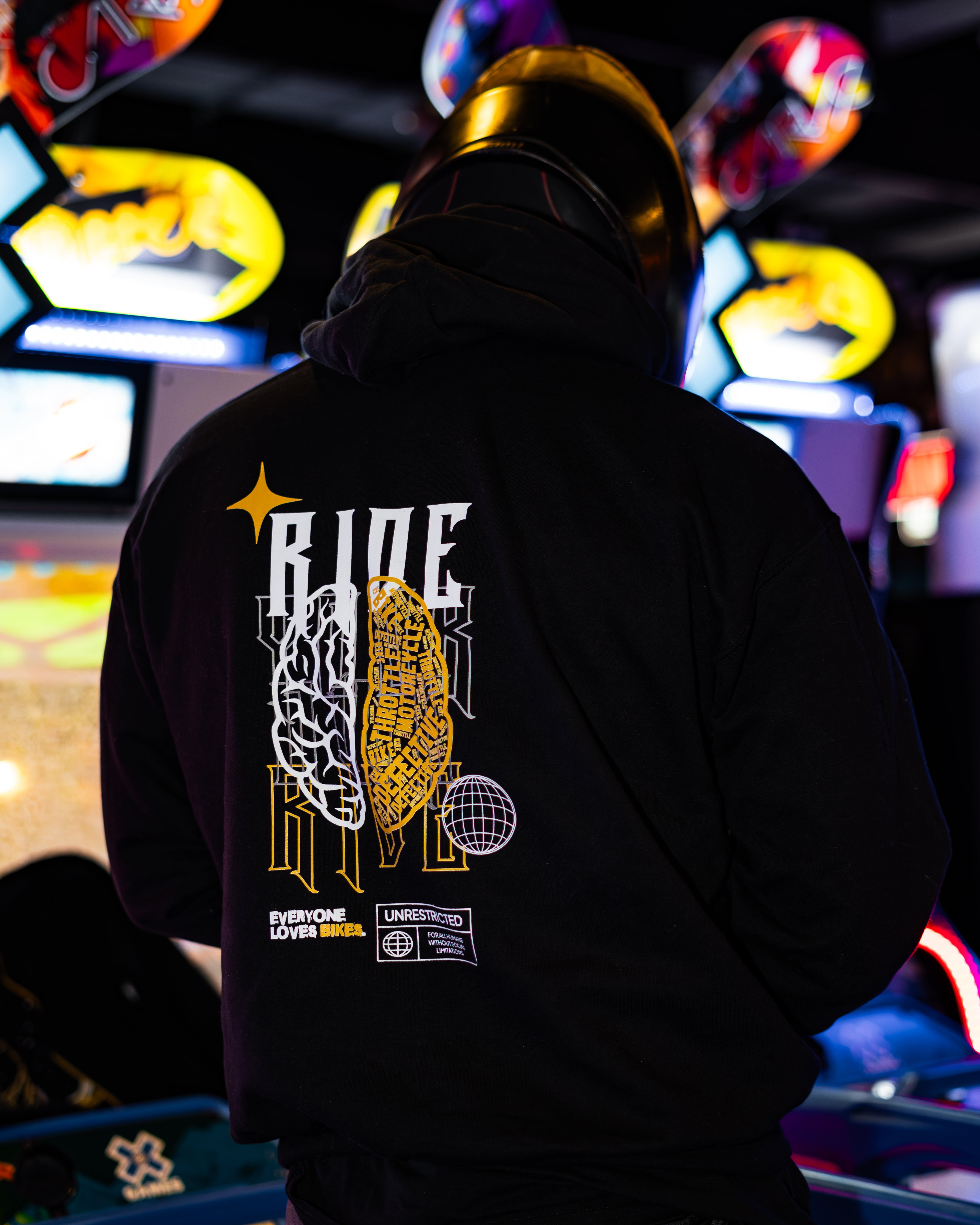 Black Hoodie - Ride your own ride