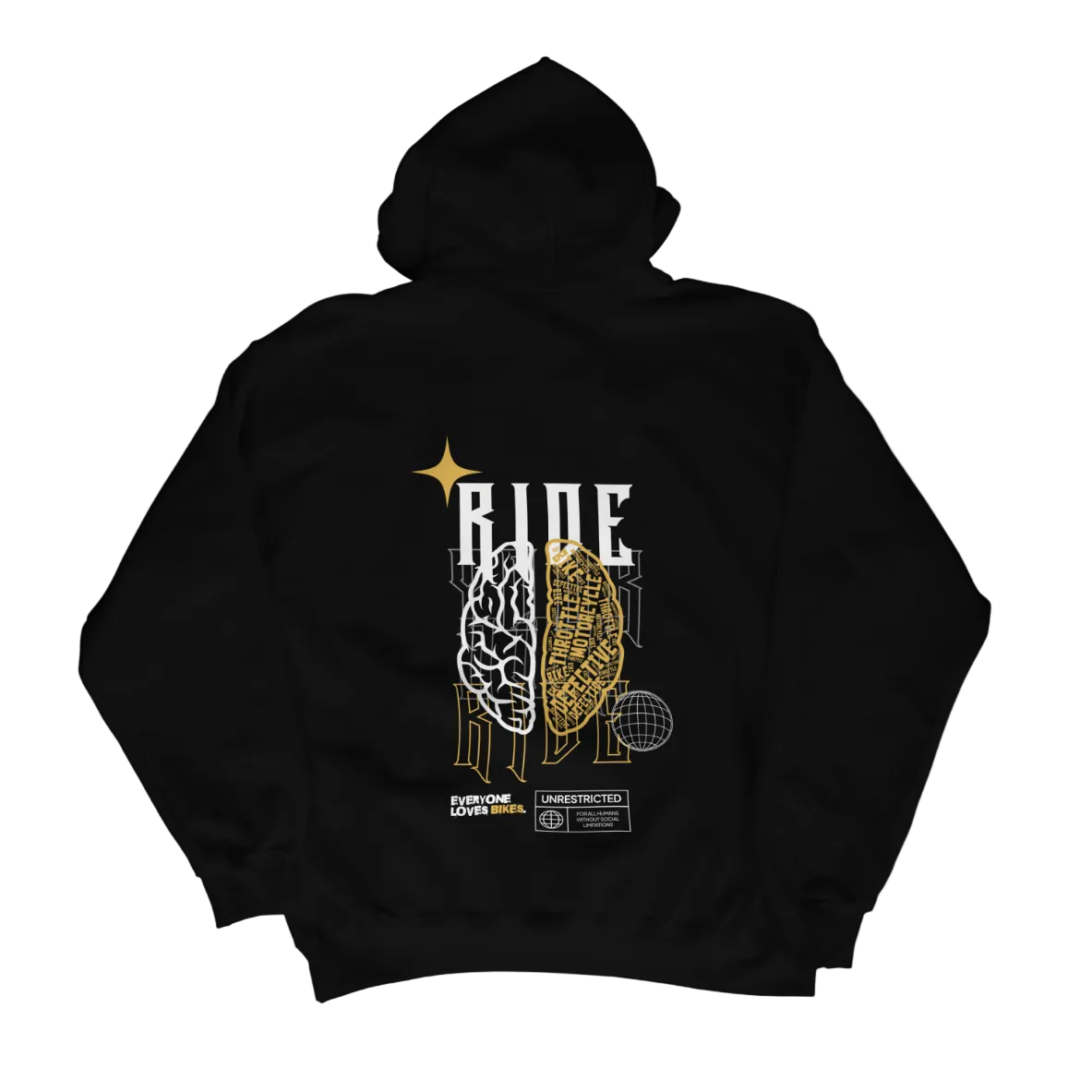 Black Hoodie - Ride your own ride