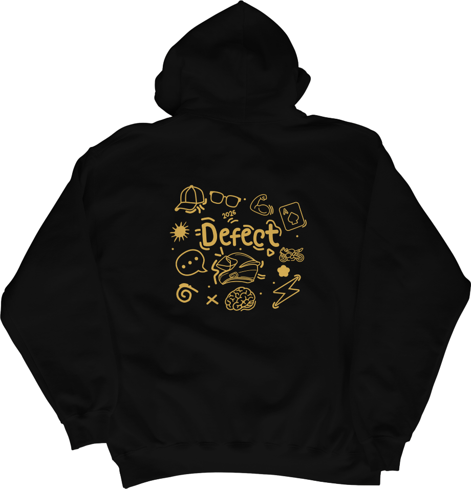 Black Hoodie - Defect